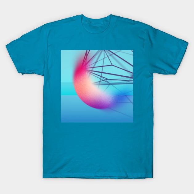 Colored Crescent T-Shirt by Crayle